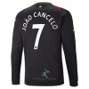 Officiële Voetbalshirt Manchester City Joao Cancelo 7 Uit 2022-23 Lange Mouw - Heren